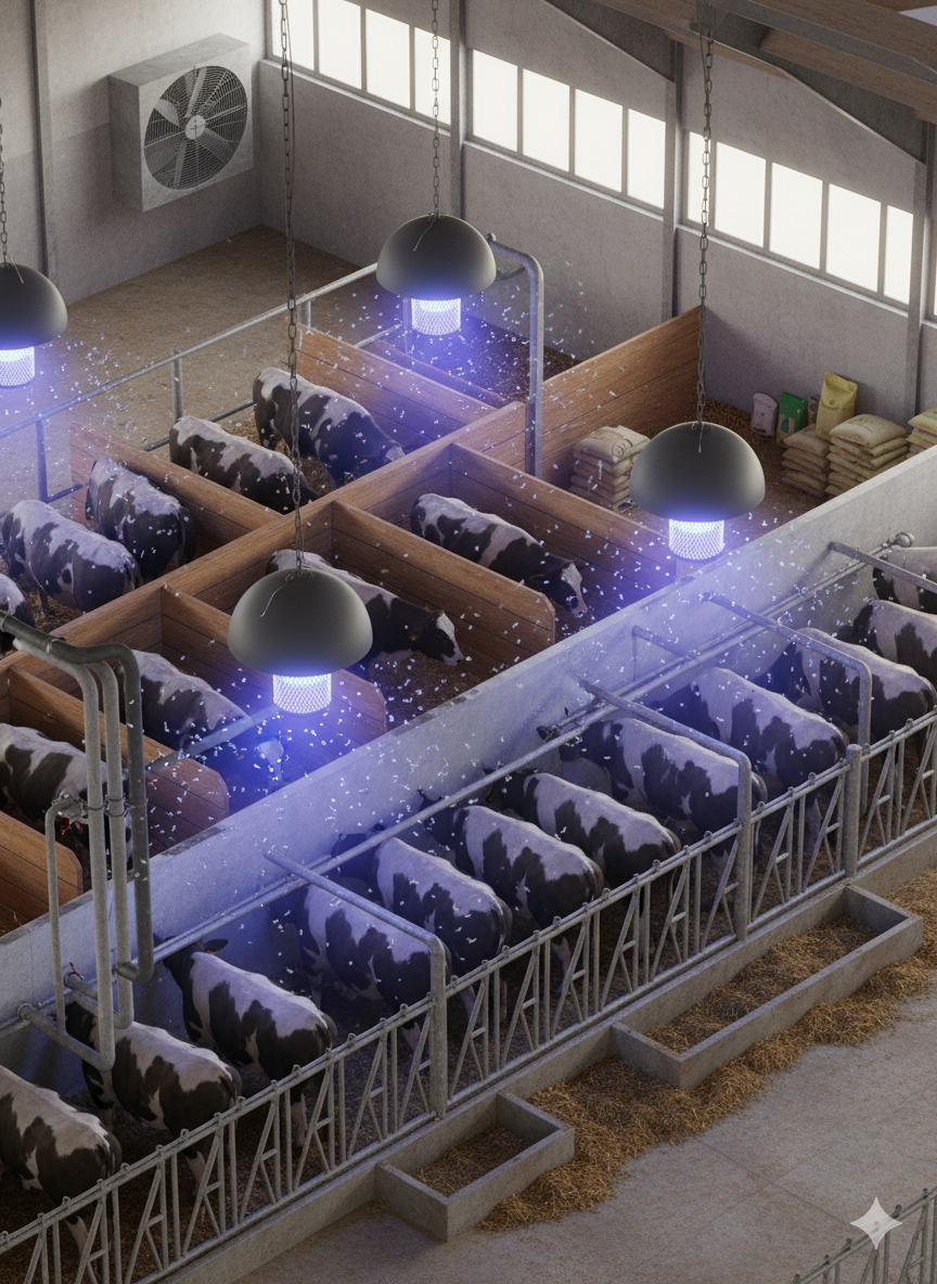 Hayvancılık sektöründe sivrisinek ve sinek kontrolü - Çiftlikler için kimyasal içermeyen çözüm