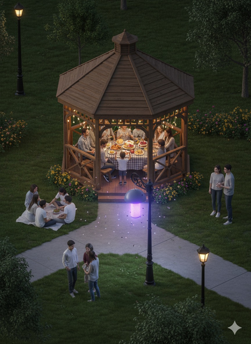 Bahçe ve açık alanlarda Traksav sivrisinek öldürücü kullanımı - Trakya bölgesi için ideal çözüm